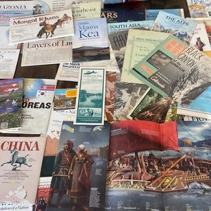 Vintage maps and guides- large collection